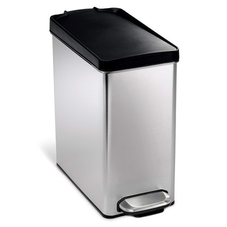 SIMPLEHUMAN 10 L Step can, Brushed, Stainless steel CW1180